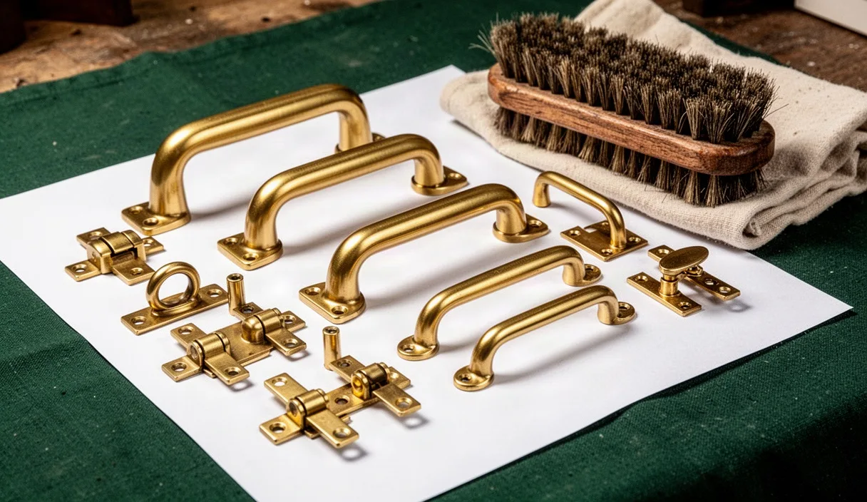 Maintaining Brass Kitchen Hardware Without Harsh Acids
